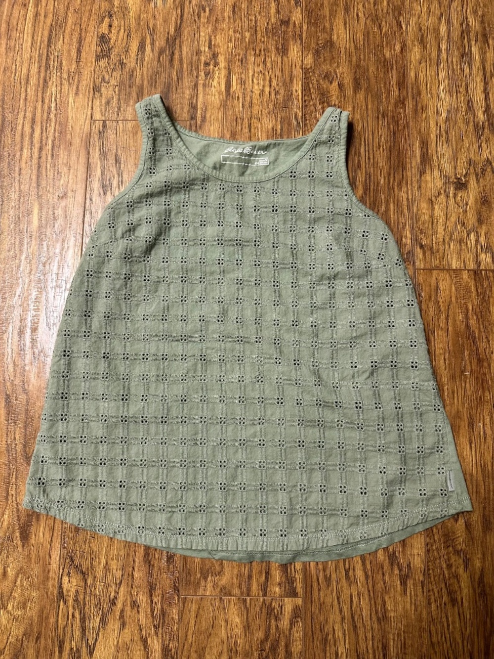 Eddie Bauer Women's Casual Tank Light Olive Green Size Small